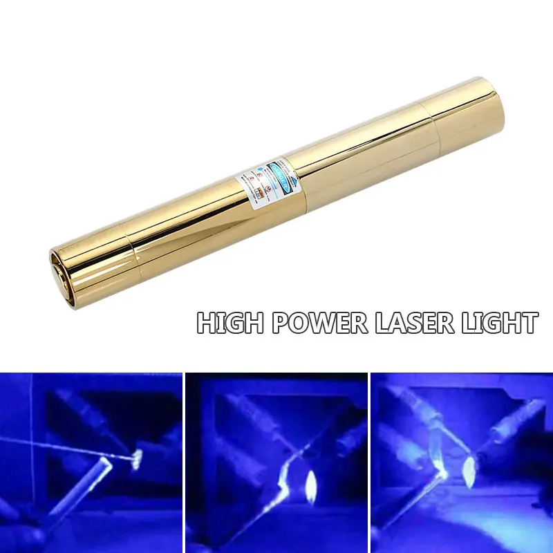 

Super Bright Laser Pointer High Powered 5000mW Powerful Focusable Beam Laser Pen Portable Carving Starry Sky Golden Laser Light