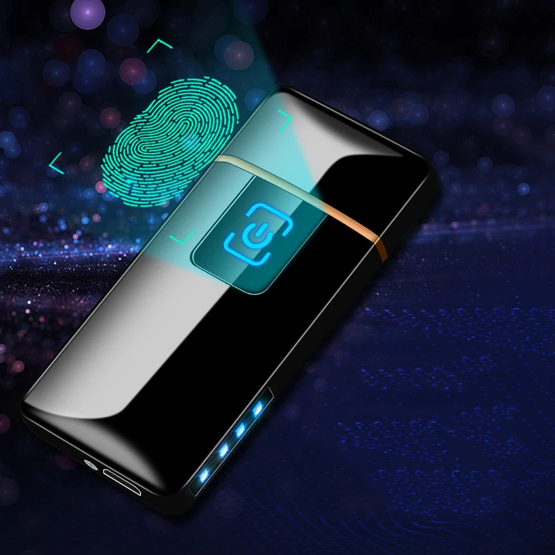 Мини USB ветрозащитная электронная сенсорная зажигалка электрическая Мужские