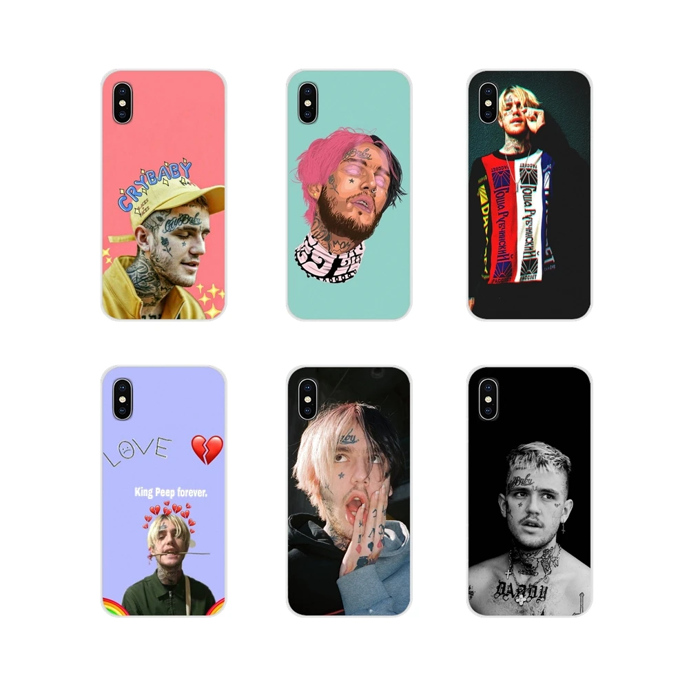 Чехол из ТПУ для Apple iPhone X XR XS 11Pro MAX 4S 5C SE 6S 7 8 Plus ipod touch 5 6 Tentacion Lil Peep Bo | Мобильные