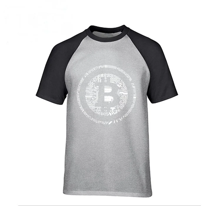 

Men hipster tshirt Bitcoin Cryptocurrency Cyber Currency Financial Revolution t-shirt men's t shirts youth Male short sleeve Tee