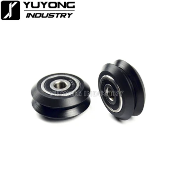 

High precision CNC Delrin dual v wheel Assy for V-slot rail 3D printer parts