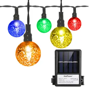 

50LED String light Solar-powered LED Bulbs Outdoor Garden Landscape lighting Party Wedding Christmas Tree Decoration lamps