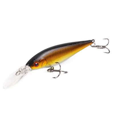 1 шт., рыболовные приманки, 11 см/12 г, Topwater Popper Bait10, цветные жесткие приманки, Искусственные воблеры, пластиковые рыболовные снасти с 6# крючками