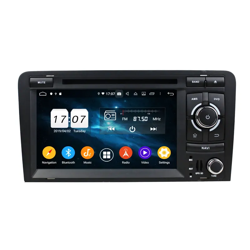 factory price Android 10.0 PX5 4G+32G/64G octa core central multimedia car dvd GPS navigation for A udi A3 (2006-2013) | Электроника
