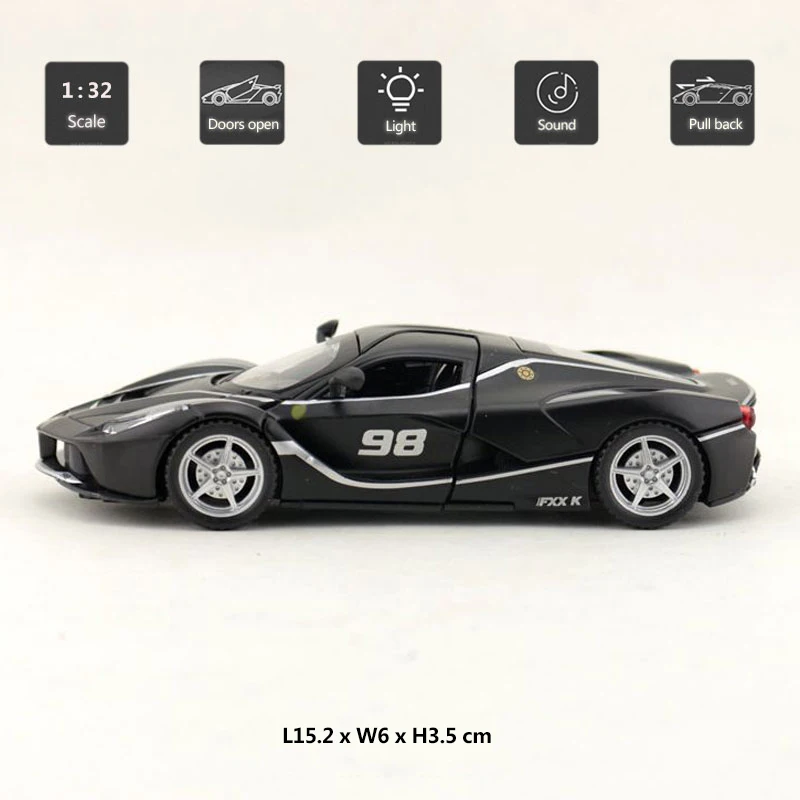 HOMMAT моделирование 1:32 весы FXX K V12 гоночный автомобиль модель сплава металла Diecasts &