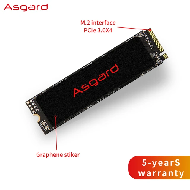 Asgard M.2 ssd M2  PCIe NVME 250GB 500GB 1TB 2TB Solid State Drive 2280 Internal Hard Disk hdd for Laptop 1