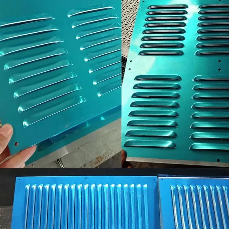 Duty Aluminum/304 Louver punch Metal mesh heating ventilation mask