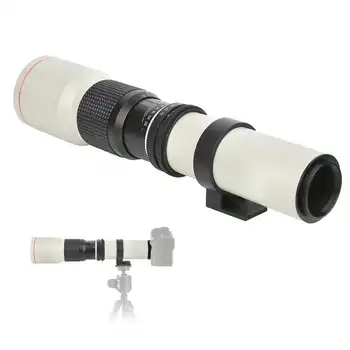 

500mm F8-F32 Manual Focusing Fixed Telephoto Lens with T2 Mount for Olympus OM Mount Camera