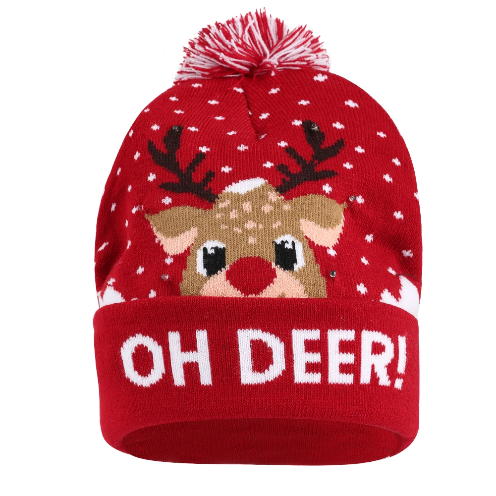 mens christmas bobble hat