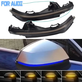 

Side Rear-View Mirror Indicator Light LED Dynamic Turn Signal Blinker For Audi Q5 FY 2018 2019 Q7 4M 2016 2017 2018