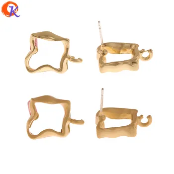 

Cordial Design 100Pcs 13*17MM Earrings Stud/Jewelry Accessories/Hand Made/Irregular Shape/DIY Jewelry Making/Earring Findings