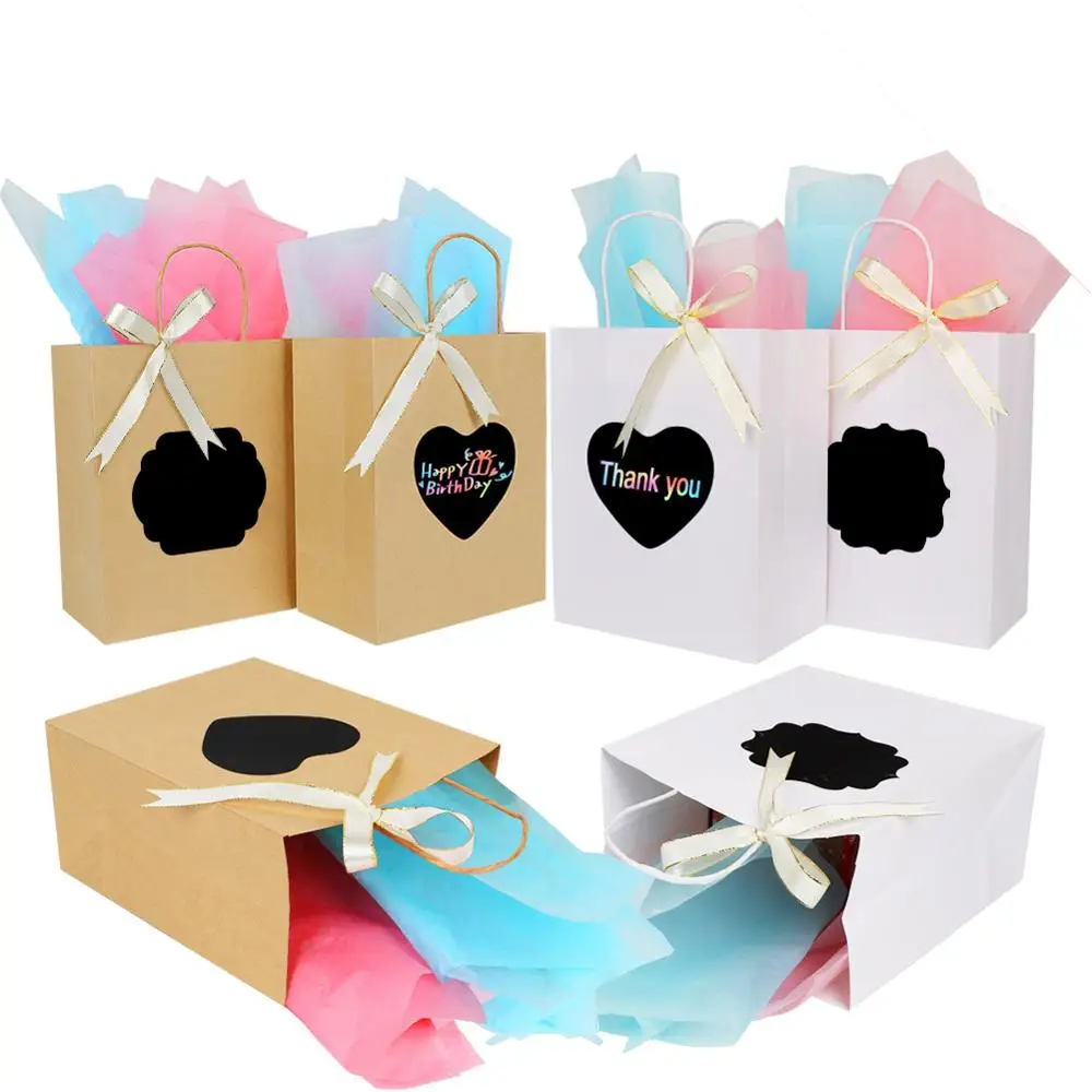 floral party favor bags