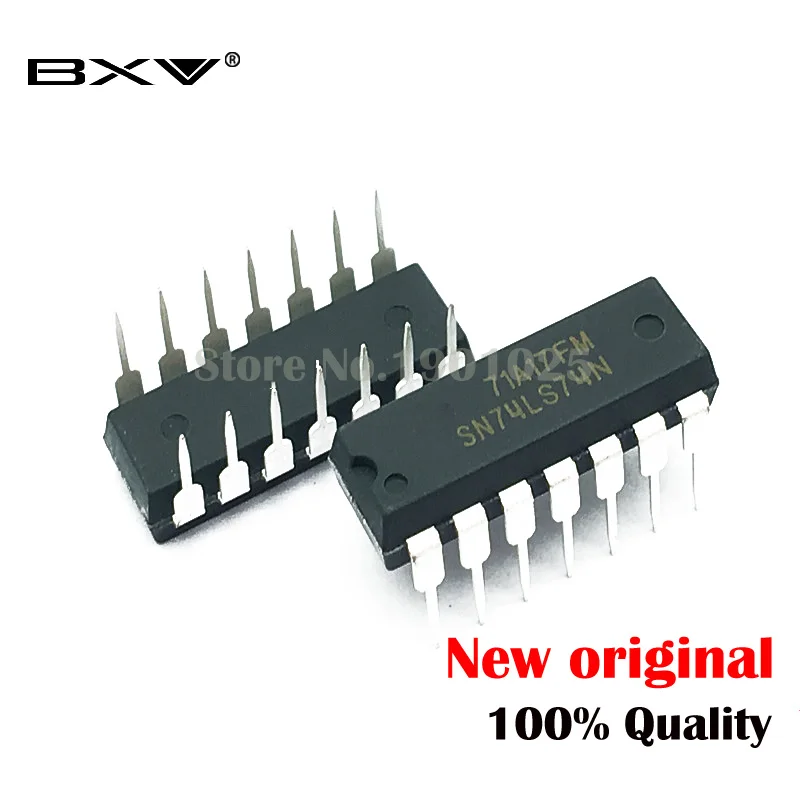 10 шт. SN74LS74N DIP 14 SN74LS74 74LS74N 74LS74 интегрированная IC | Электронные компоненты и