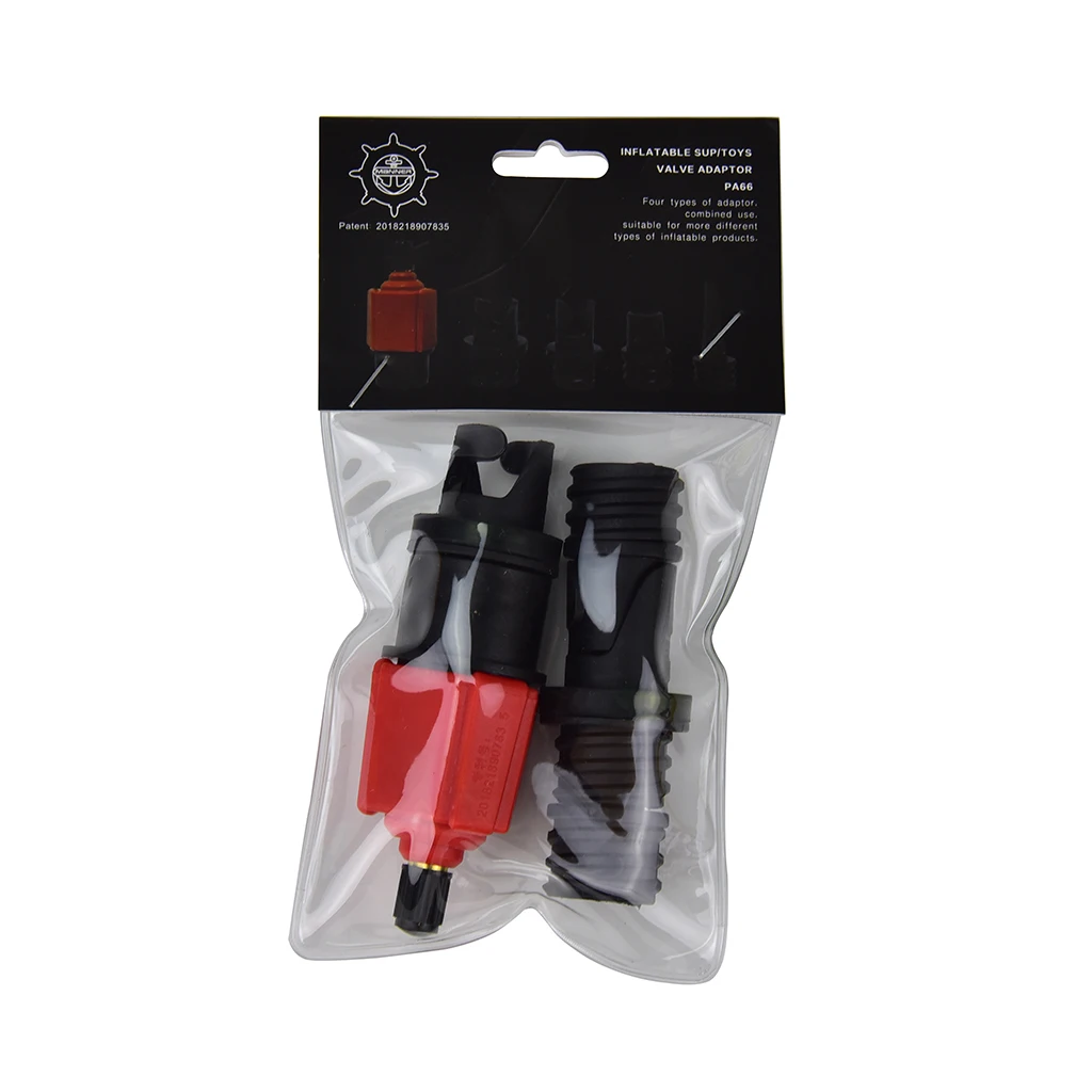 Multifunctional 4-nozzle Inflates Pump Valve SUP Pump Adaptor Connector Air Valve Adapter for Inflatable Boat Rubber Raft 