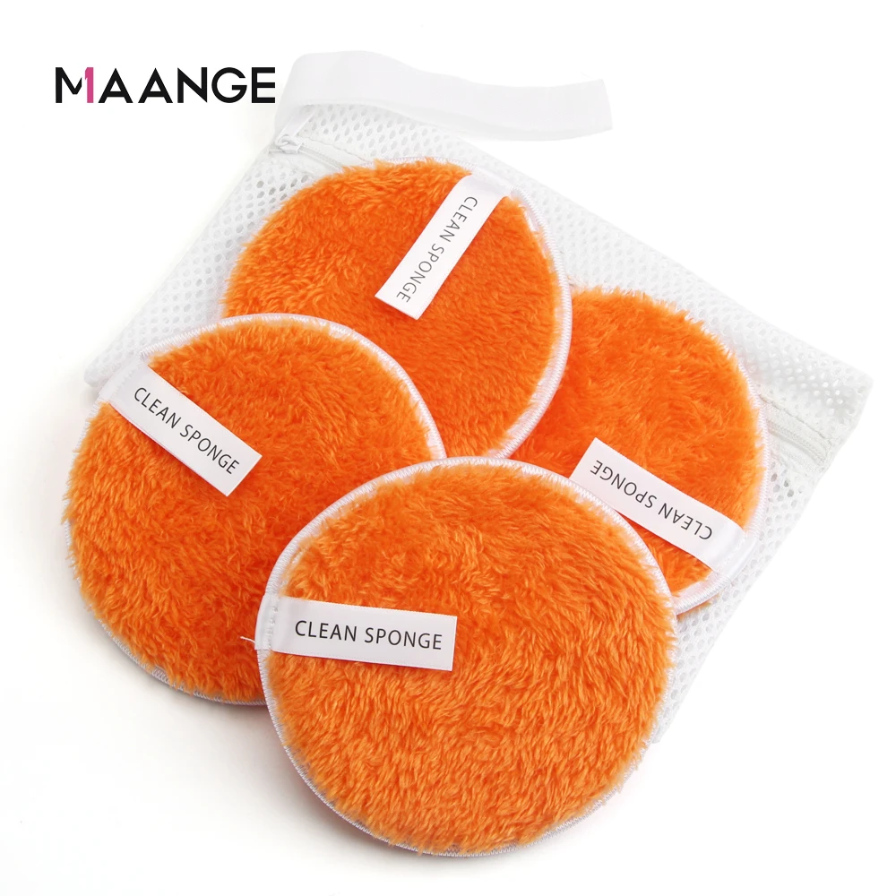 2/4PCS Make up remover healthy skin Microfiber Cloth Pads Remover Towel Face Cleansing Makeup Lazy powder puff Skin Care Tools |