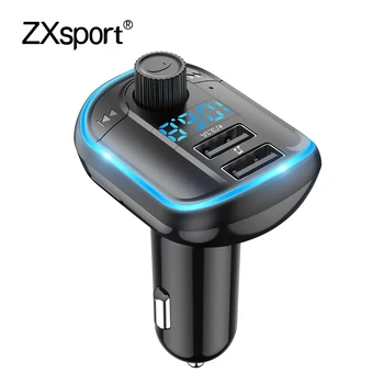 

Car MP3 Player Dual USB Fast Charger Bluetooth 5.0 18W FM Transmitter For BMW Mercedes Benz Audi Honda Ford Toyota Accessories