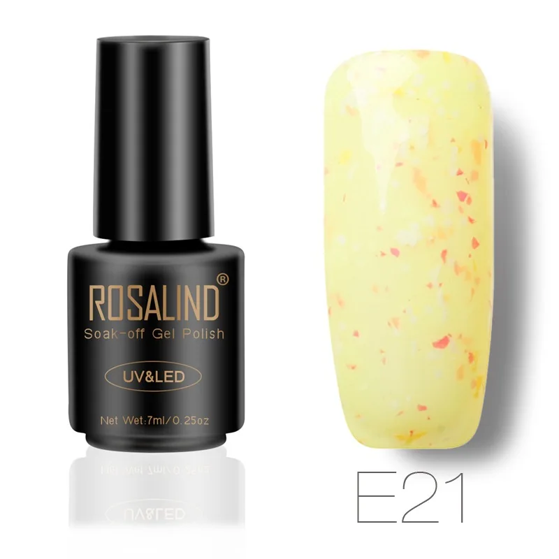 21 ROSALIND 7 мл УФ-Гель-лак для ногтей Набор для маникюра геллак Полупостоянный Гибридный лак для ногтей арт от Prime белый гель для ногтей TSLM2 - Цвет: 21