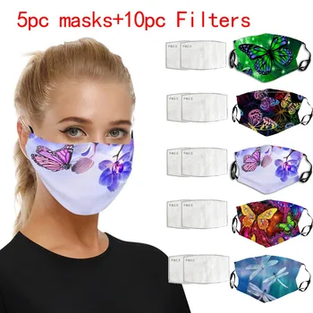 

Unisex 3D Washable Face Mouth Mask Anti-Dust Mask PM2.5 Dustproof Windproof Mouth-muffle Face Masks Care Reusable