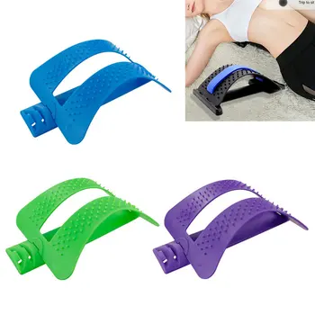 

Back Stretch Equipment Massager Massageador Magic Stretcher Fitness Lumbar Support Relaxation Spine Pain Relief