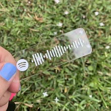 2020 new trend custom key accessories Personalized Spotify Code transparent keychain Women Men Fashion Key Chain Jewelry 2020 new trend custom key accessories Personalized Spotify Code transparent keychain Women Men Fashion Key Chain Jewelry
