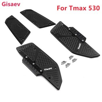 

For Yamaha T max tmax 530 tmax530 2017 2018-2020 Motorcycle Front Rear Footboard Steps Footrest Pedal Foot Plate Accessories CNC