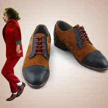 Фильм Бэтмен Джокер Joaquin Феникс Косплей Аниме сапоги обувь на заказ