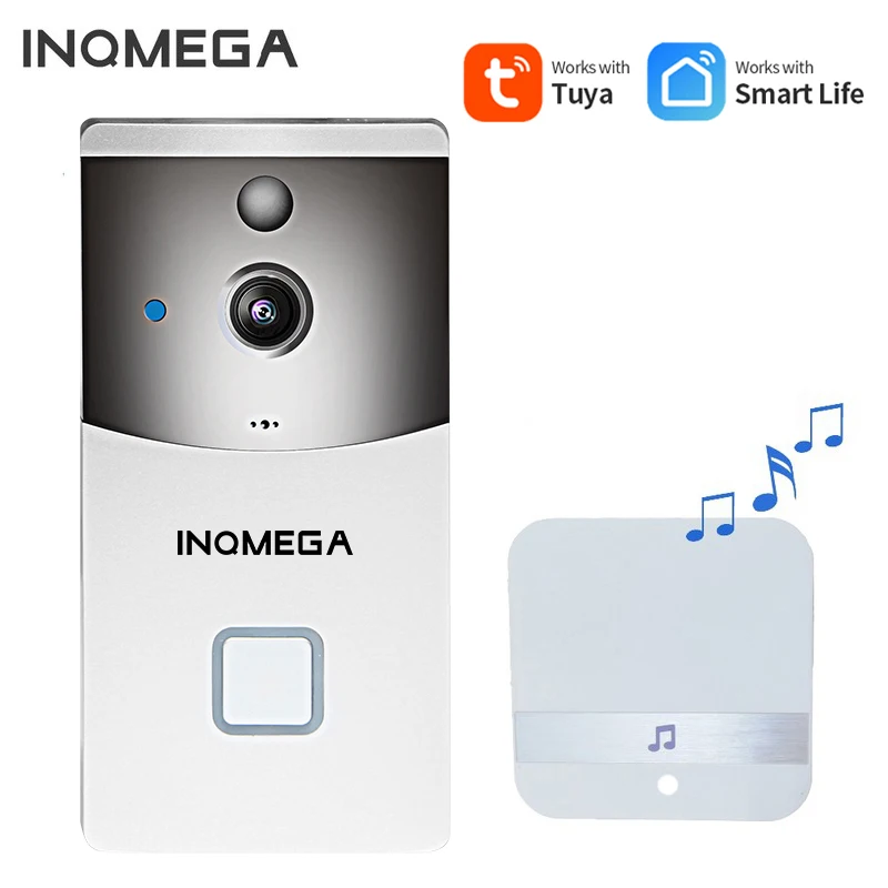 

INQMEGA Tuya Video Doorbell Wireless Phone Home Security Camera Doorbell Alarm Remote Control Night Vision smart wifi doorbell