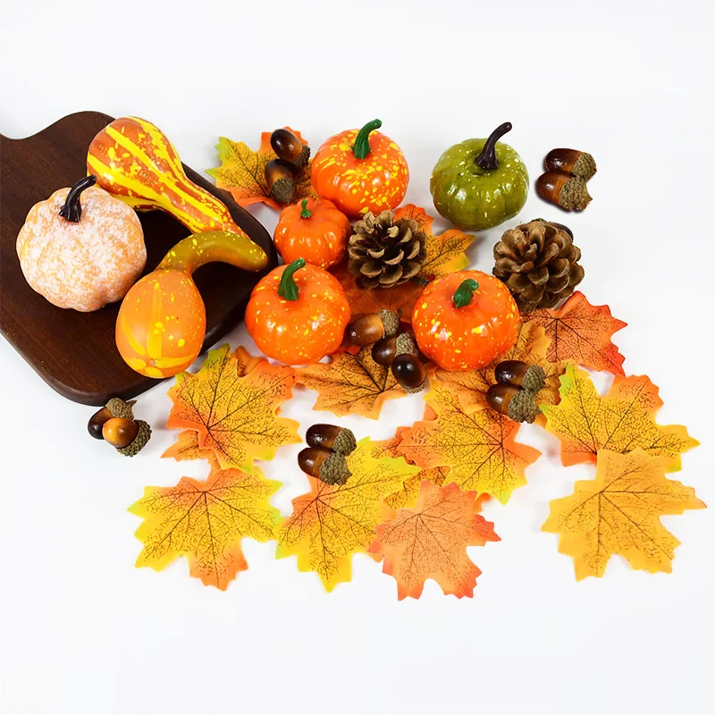 Mini Citrouilles Artificielles D'halloween, Simulation De Faux Légumes, Artisanat De Bricolage, Décoration De Maison, De Mariage, De Fête D'anniversaire