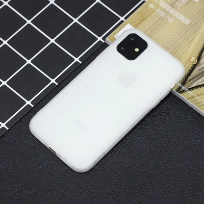 SZ-4 Силиконовый чехол для iPhone 11 Pro Max, чехол из мягкого ТПУ, матовый цветной чехол для телефона s, чехол для iPhone 6 7 8 Plus 6S XS Max XR X Etui - Цвет: SZ-4