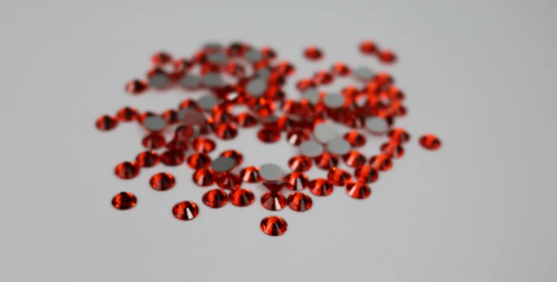 Размер s16 гиацинт блестящие стразы без горячей фиксации с плоской задней