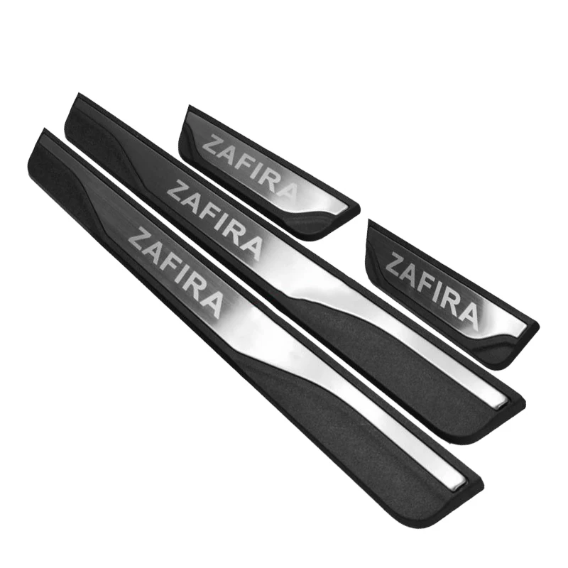 

4pcs/set Car Door Sill Scuff Plate Protector Kick Guard Pedal Cover Trim For FIAT 500X 2014 2015 2016 2017 2018 Auto Accessories