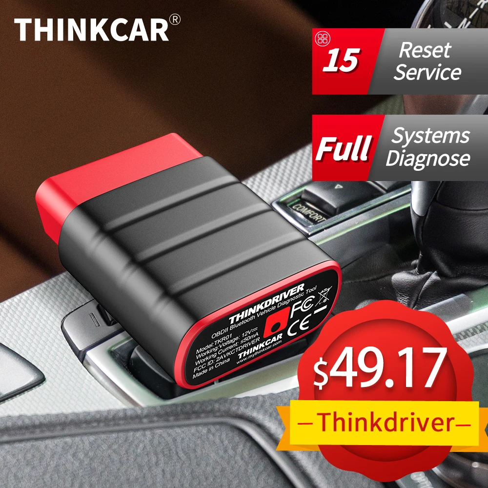 US $39.34 Launch Thinkdriver Bluetooth Obd2 Scanner Automotive Obd 2 Ios Car Diagnostic Code Reader Obd Android Scanner Pk Thinkdiag Ap200