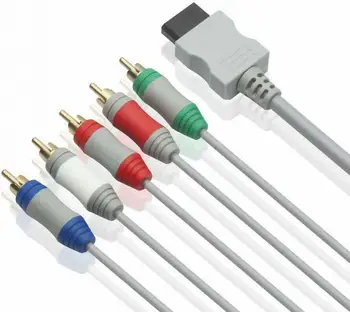 

Newest High Qulity 6FT HDMI TV Component RCA Audio Video AV Cable Cord Plug For Wii U Wii HD TV