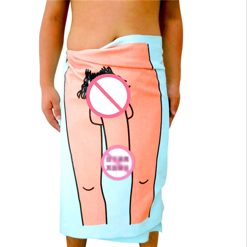 Penis Beach Towels Sexy Man Wome Bath Towel Cartoon Dick Willy Funny Printing Blanket Bathroom Outdoor Travel Sport Streaking