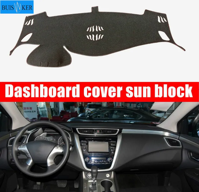 

For Nissan Murano 2015 2016 2017 Car Dashboard Cover Mat Pad Sun Shade Instrument Protect Carpet Accessories