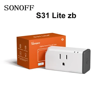 

Sonoff S31 Lite Zigbee Smart US Socket Remote Control Power Socket Timer Switch Works with SmartThings hub Alexa