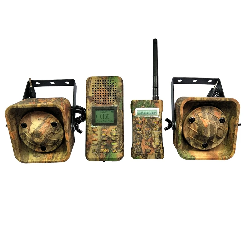 

Hunting Decoy MP3 Bird Caller 300-500M Remote Remote Control 2x50W External Loud Speaker Camouflage Color EU Plug