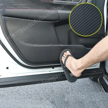 

For Honda CRV CR-V 2017-2019 Anti kick Car Door Film Interior Door Film Door Sticker Carbon Fiber Protection Film 4pcs