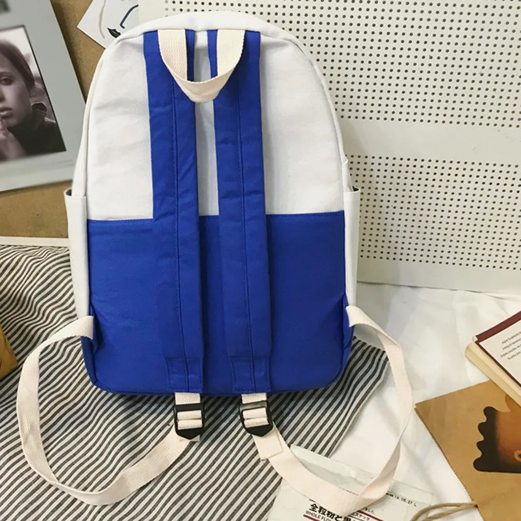 Модный женский рюкзак, Одноцветный, для улицы, большой, Lapacity, Холщовая Сумка на плечо, рюкзаки для подростков, женская сумка, Mochilas Au15