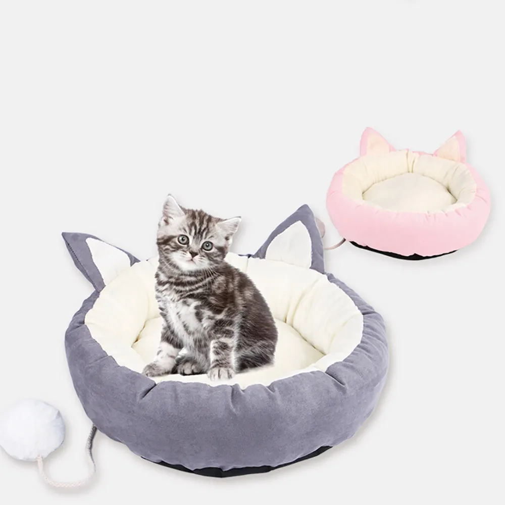 Winter Warm Slippers Style Dog Bed Pet House Lovely Soft Suitable Cat for Pets Cushion High Quality Products | Дом и сад