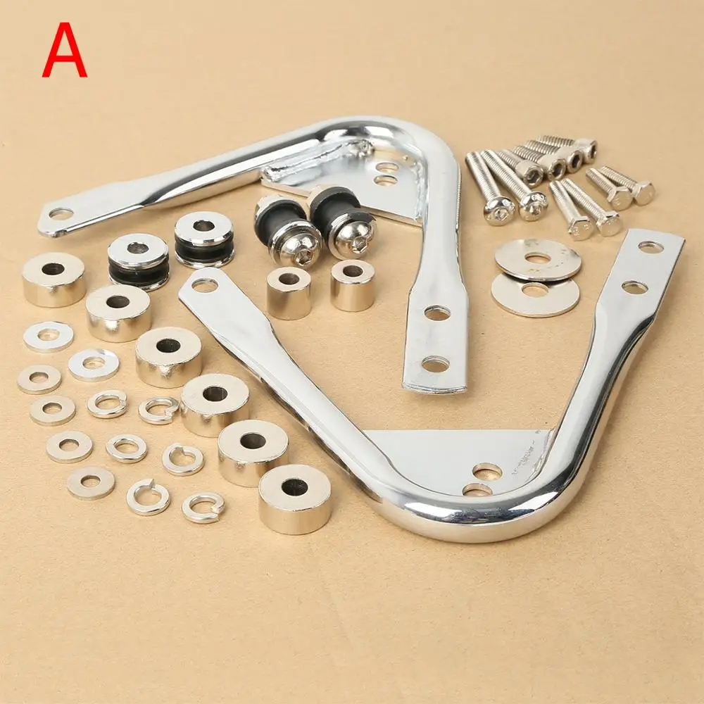 Motorcycle Trunk Luggage Rack Docking Hardware For Harley Touring Road King FLHT FLHX FLTR 1996-2008