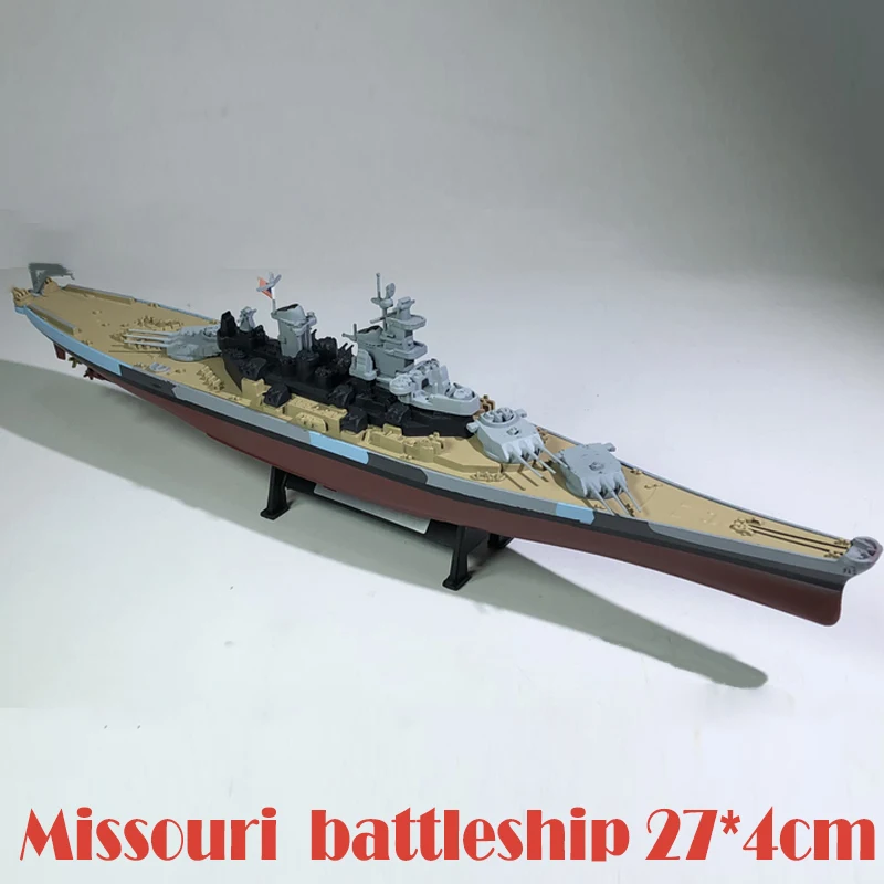 USA Missiuri 1/1000 WW2 немецкий линкор тильпиц военный Сплав Имитация статического готового продукта Модель Коллекция военных энтузиастов - Цвет: USA Missiuri