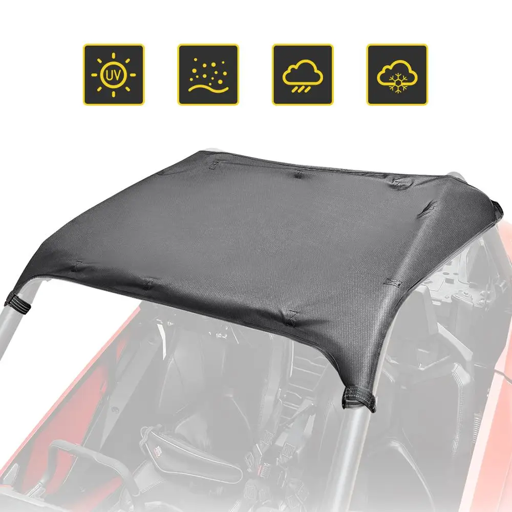 2020 2021 UTV 1680D Soft Top Roof Sun Cover for Polaris RZR Pro XP Seat RZR PRO XP Canvas Roof