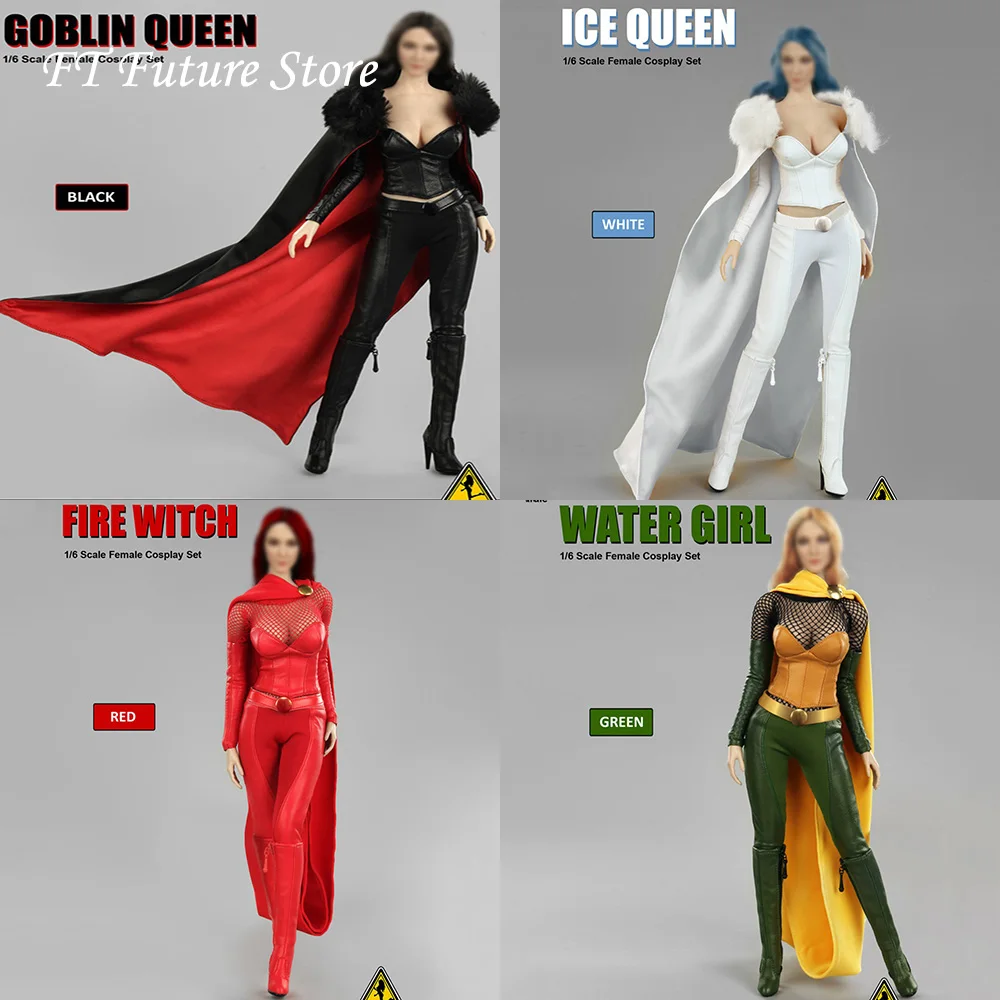 

FGC2019 1/6 Scale Fmale Figure Accessory Cosplay Clothing Set & Boots Shoes Version 2.0 Model for 12 inches Action Figure