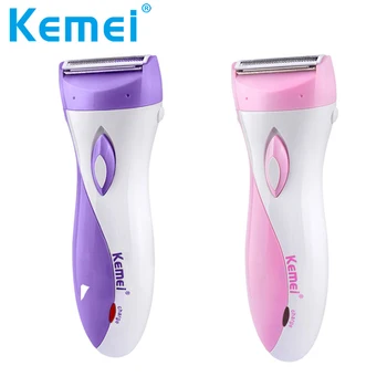 

Kemei Women Shave Wool Device Knife Electric Shaver Wool Epilator Shaving Lady's Shaver Female Care KM-3018 Free Shipping