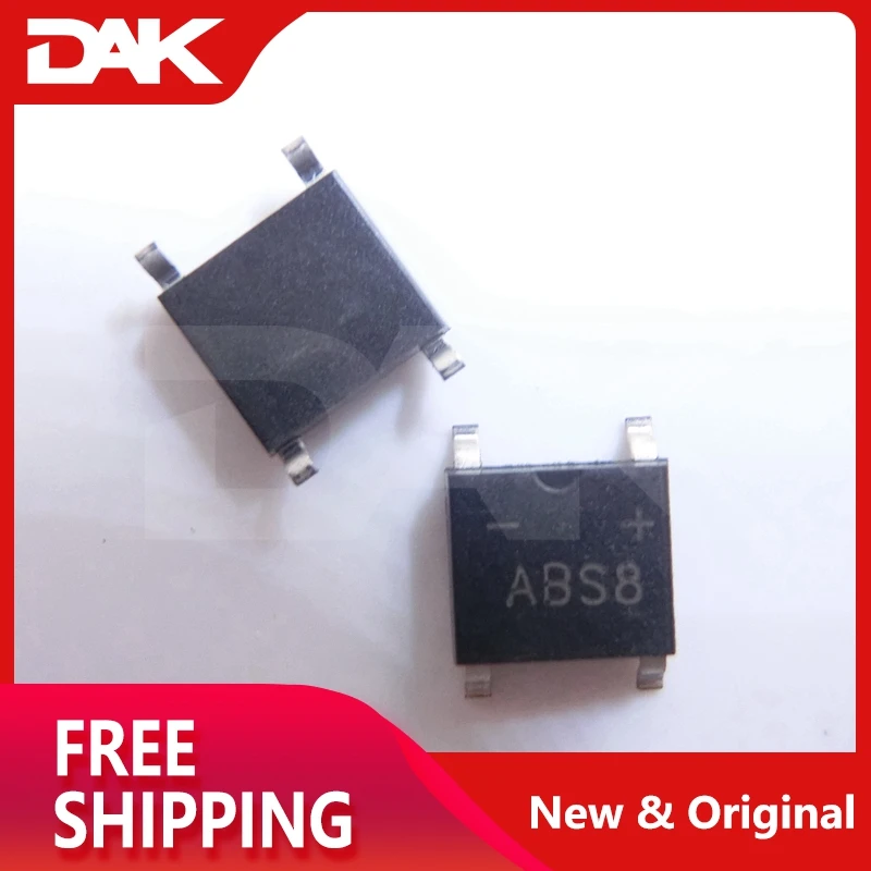 

20PCS ABS8 SOP4 Single Phase 1.0 AMP. Glass Passivated Bridge Rectifiers IC CHIP