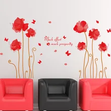 Декоративные наклейки на стену прикроватный шкаф теплые наклейки сафлор Ангел романтический фон водонепроницаемые наклейки на стену обои