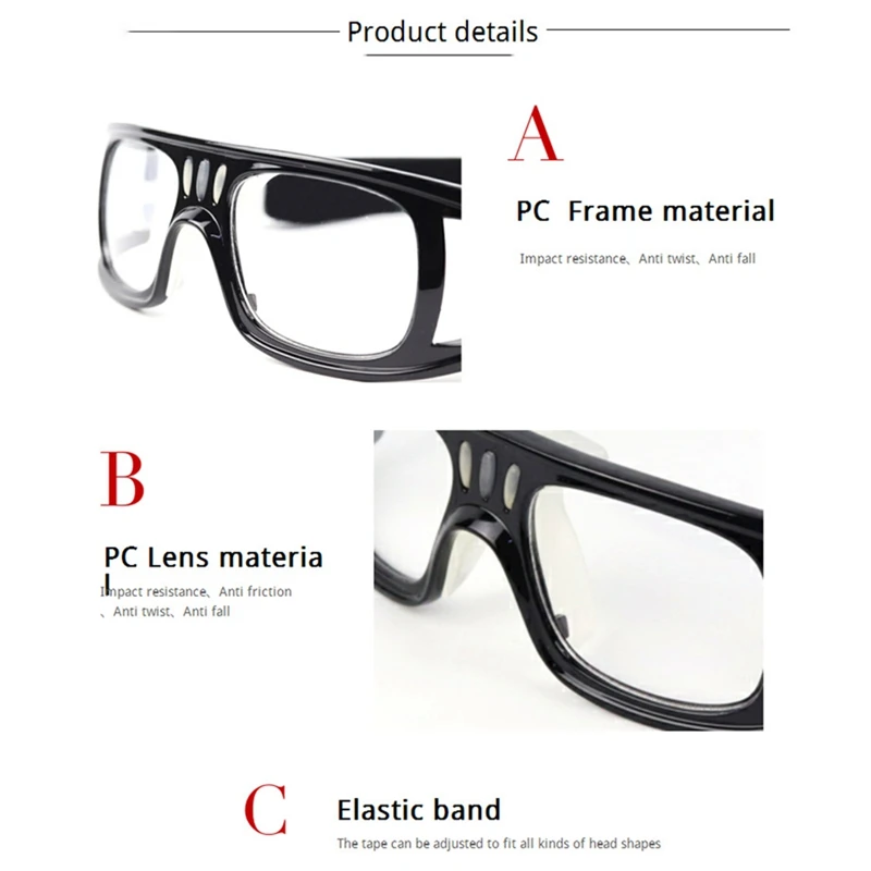 NewCycling очки для взрослых ударопрочные Регулируемые защитные спортивные баскетбольные волейбол теннис очки