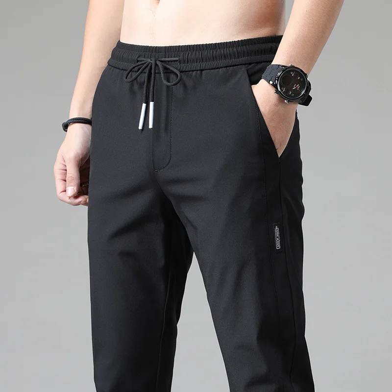 

Summer Thin Casual Trousers Men's Loose Spring Ice Silk New Quick-drying Sports Pants Men's Trend Summer Pants