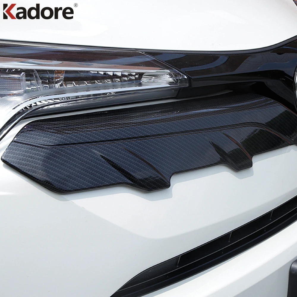 Для Toyota C-HR CHR 2016 2017 2018 2019 Caron волоконно-передний двигатель машина решетка верхняя